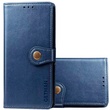 Кожаный чехол книжка GETMAN Gallant (PU) для Xiaomi Redmi Note 10 Pro / 10 Pro Max Синий