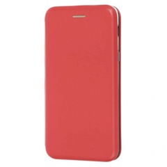 Кожаный чехол (книжка) Classy для Xiaomi Mi 8 Lite / Mi 8 Youth (Mi 8X) Красный