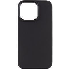 TPU чехол Bonbon Metal Style для Apple iPhone 13 Pro Max (6.7") Черный / Black
