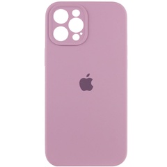 Чехол Silicone Case Full Camera Protective (AA) для Apple iPhone 12 Pro (6.1") Лиловый / Lilac Pride