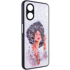 TPU+PC чохол Prisma Ladies для Oppo A58 4G, Girl in a hat