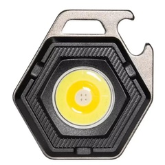 Аккумуляторный LED фонарик W5131 + Type-C (7 режимов, шнур, магнит) Черный