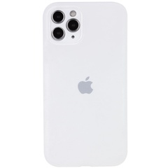 Чехол Silicone Case Full Camera Protective (AA) для Apple iPhone 12 Pro Max (6.7") Белый / White