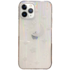 TPU+Glass чехол Aurora Space для Apple iPhone 11 Pro Max (6.5") Месяц