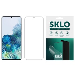 Защитная гидрогелевая пленка SKLO (экран) для Samsung Galaxy S10+ Прозрачный