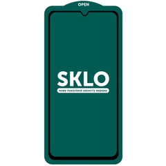 Защитное стекло SKLO 5D (full glue) (тех.пак) для Xiaomi Redmi 10C / Poco C40 Черный