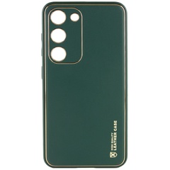 Шкіряний чохол Xshield для Samsung Galaxy S23, Зелений / Army green