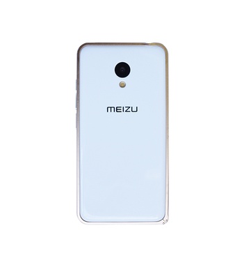 Металлический округлый бампер на пряжке для Meizu M3 / M3 mini / M3s Золотой