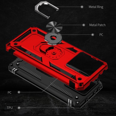 Ударопрочный чехол Serge Ring for Magnet для Xiaomi 13T / 13T Pro / K60 Ultra Красный
