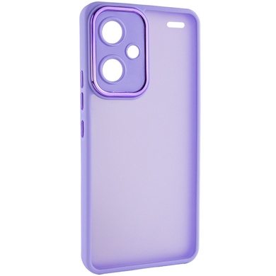 TPU+PC чехол Accent для Xiaomi Redmi Note 13 Pro+ White / Purple