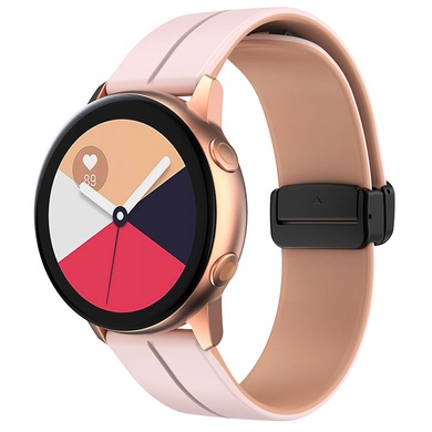 Силиконовый ремешок Classy для Smart Watch 20mm Pink / Beige