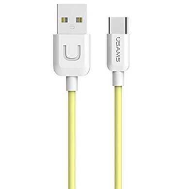 Дата кабель USAMS US-SJ099 USB to Type-C (1m) Yellow