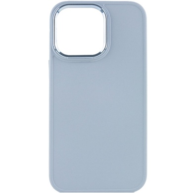 TPU чехол Bonbon Metal Style для Apple iPhone 14 Pro (6.1") Голубой / Mist blue