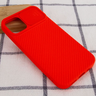 Чехол Camshield Square TPU со шторкой для камеры для Apple iPhone 11 Pro Max (6.5") Красный