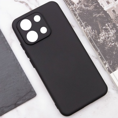 Чехол Silicone Cover Lakshmi Full Camera (A) для Xiaomi Redmi Note 13 4G Черный / Black