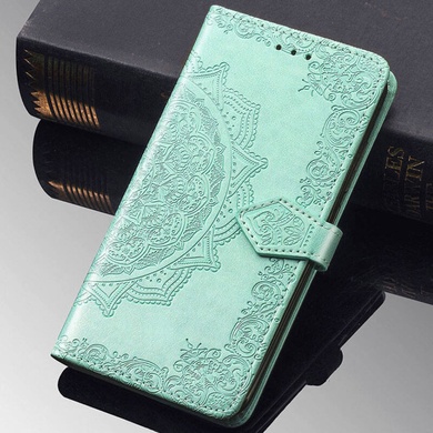Кожаный чехол (книжка) Art Case с визитницей для Samsung Galaxy M33 5G Бирюзовый