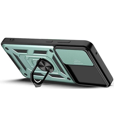 Ударопрочный чехол Camshield Serge Ring для Xiaomi Redmi Note 10 Pro / 10 Pro Max Зеленый