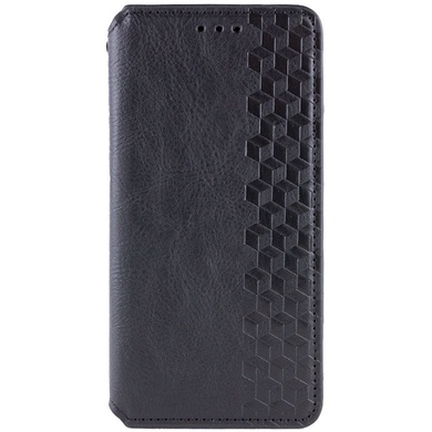 Шкіряний чохол книжка GETMAN Cubic (PU) для Samsung Galaxy S24 Ultra, Чорний