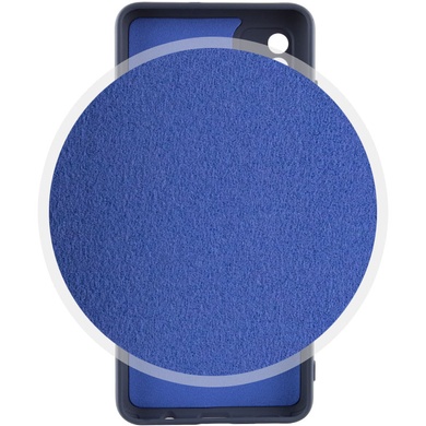 Чехол Silicone Cover Lakshmi Full Camera (A) для Samsung Galaxy A51 Синий / Midnight Blue