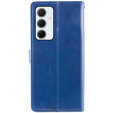 Кожаный чехол книжка GETMAN Gallant (PU) для Samsung Galaxy A55 Синий