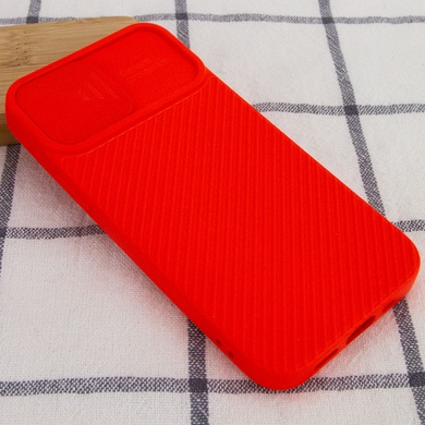 Чехол Camshield Square TPU со шторкой для камеры для Apple iPhone 11 Pro Max (6.5") Красный