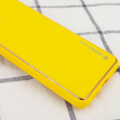 Кожаный чехол Xshield Full Camera для Samsung Galaxy Note 20 Ultra Желтый / Yellow