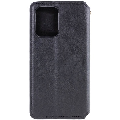 Кожаный чехол книжка GETMAN Cubic (PU) для Samsung Galaxy S24 Ultra Черный