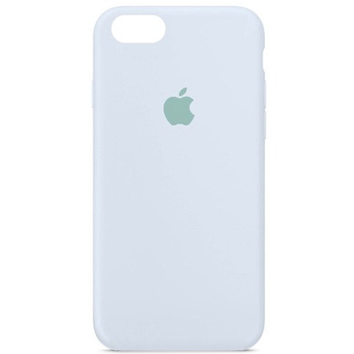 Чехол Silicone Case Full Protective (AA) для Apple iPhone 7 / 8 / SE (2020) (4.7") Голубой / Cloud Blue