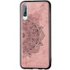 TPU+Textile чехол Mandala с 3D тиснением для Samsung Galaxy A70 (A705F) Розовый