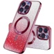 TPU чехол Delight case with MagSafe с защитными линзами на камеру для Apple iPhone 14 Pro Max (6.7") Красный / Red