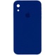Чехол Silicone Case Square Full Camera Protective (AA) для Apple iPhone XR (6.1") Синий / Deep navy
