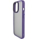 TPU+PC чехол Metal Buttons для Apple iPhone 15 (6.1") Темно-Фиолетовый