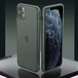 Силиконовый матовый полупрозрачный чехол для Apple iPhone 11 Pro Max (6.5") Зеленый / Pine green
