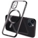 TPU чохол Glossy Plating with Magnetic Safe для Apple iPhone 13 mini (5.4"), Чорний