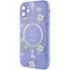 TPU+PC чехол Secret Garden with MagSafe для Apple iPhone 12 (6.1") Lilac