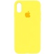 Чехол Silicone Case Full Protective (AA) для Apple iPhone XR (6.1") Желтый / Yellow