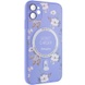 TPU+PC чехол Secret Garden with MagSafe для Apple iPhone 12 (6.1") Lilac