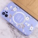 TPU+PC чехол Secret Garden with MagSafe для Apple iPhone 12 (6.1") Lilac