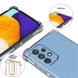 TPU чохол GETMAN Ease logo посилені кути Full Camera для Samsung Galaxy A73 5G, Безбарвний (прозорий)