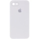 Чехол Silicone Case Square Full Camera Protective (AA) для Apple iPhone 6/6s (4.7") Белый / White