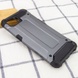 Бронированный противоударный TPU+PC чехол Immortal для Oppo A73 Металл / Gun Metal