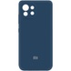 Чехол Silicone Cover My Color Full Camera (A) для Xiaomi Mi 11 Lite Синий / Navy blue