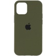 Чохол Silicone Case Full Protective (AA) для Apple iPhone 13 (6.1 "), Зеленый / Dark Olive