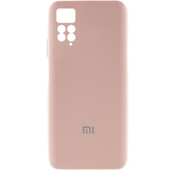 Чехол Silicone Cover Full Camera (AA) для Xiaomi Redmi Note 11 (Global) / Note 11S Розовый / Pink Sand