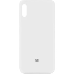 Чехол Silicone Cover My Color Full Protective (A) для Xiaomi Redmi 9A Белый / White