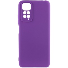 Чехол Silicone Cover Lakshmi Full Camera (AA) для Xiaomi Redmi 10 Фиолетовый / Purple