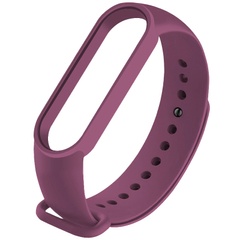 Силиконовый ремешок для Xiaomi Mi Band 5 / 6 Фиолетовый / Grape