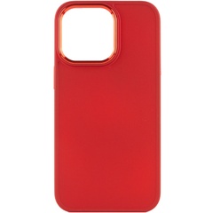TPU чехол Bonbon Metal Style для Apple iPhone 13 Pro (6.1") Красный / Red