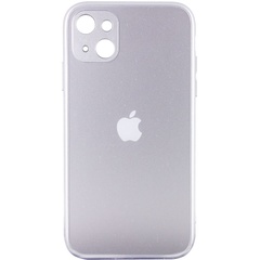 TPU+Glass чехол Matte Candy Full camera для Apple iPhone 13 mini (5.4") Белый