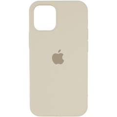 Чехол Silicone Case Full Protective (AA) для Apple iPhone 14 Plus (6.7") Бежевый / Antigue White